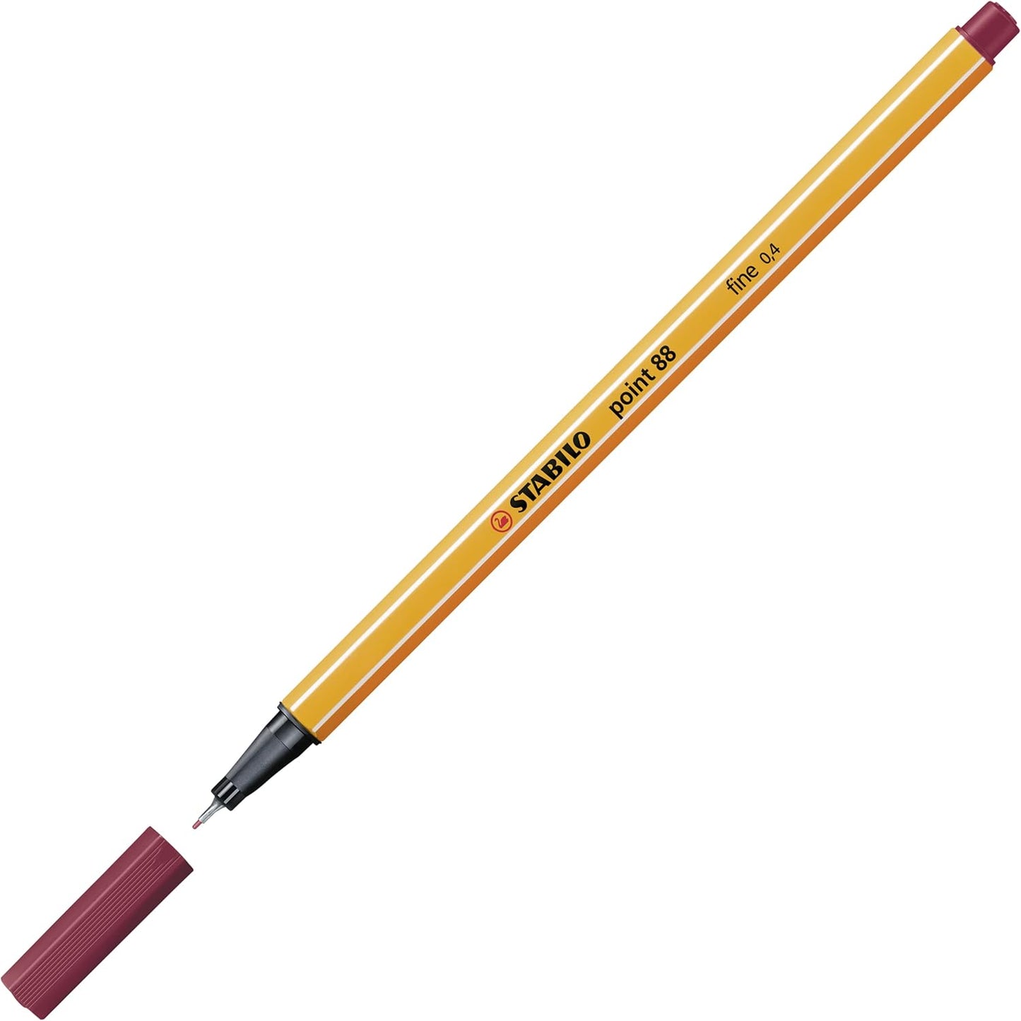 Fineliner - STABILO Point 88 - Pack of 10 - Red