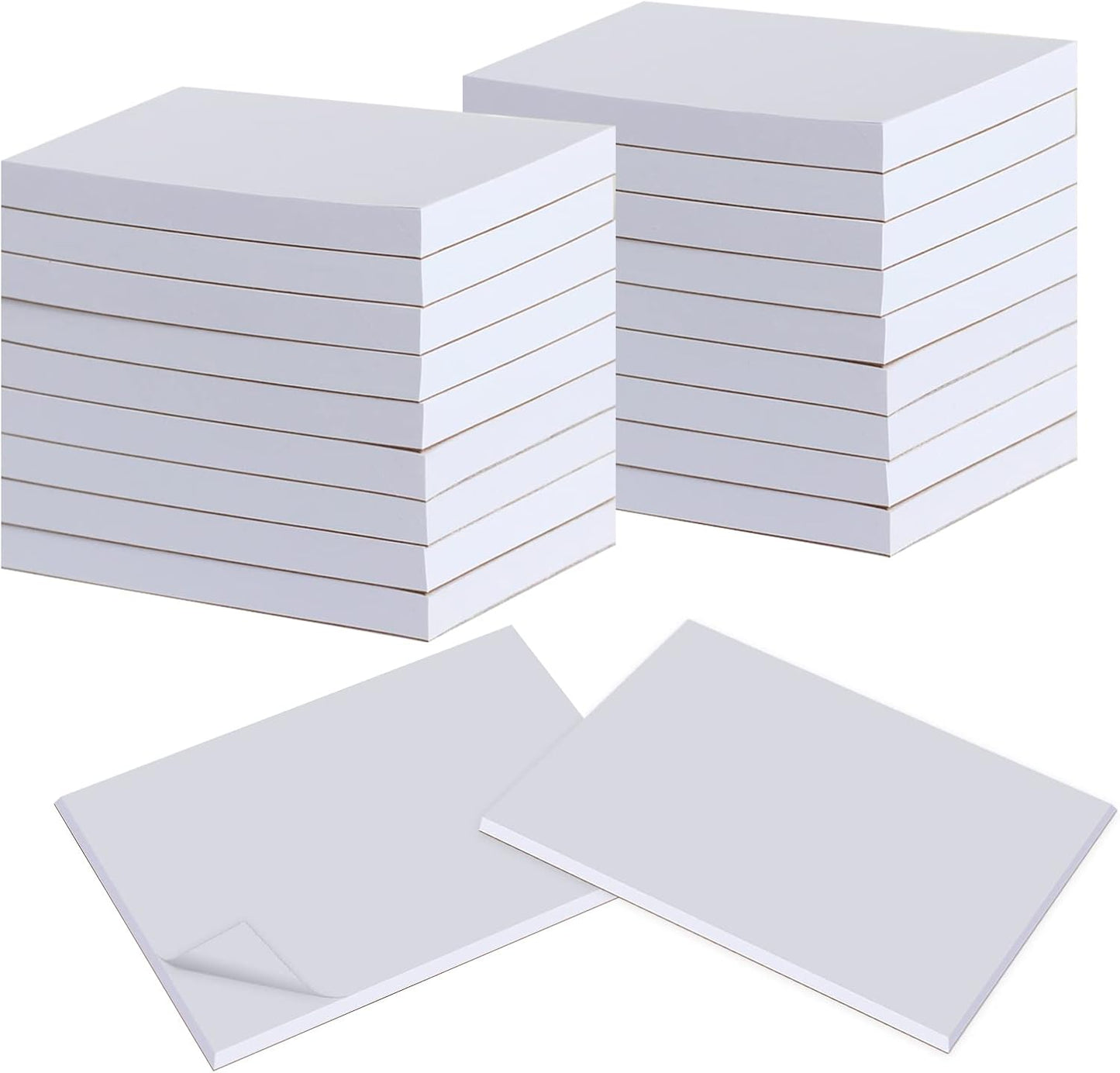 zmybcpack 20 Pack Lined Memo Pads 4”x6” Note Pads - 100 Sheets Each Lined Paper Notepad- Small Memo Scratch Pad Writing Pads(Double Sided Printed)