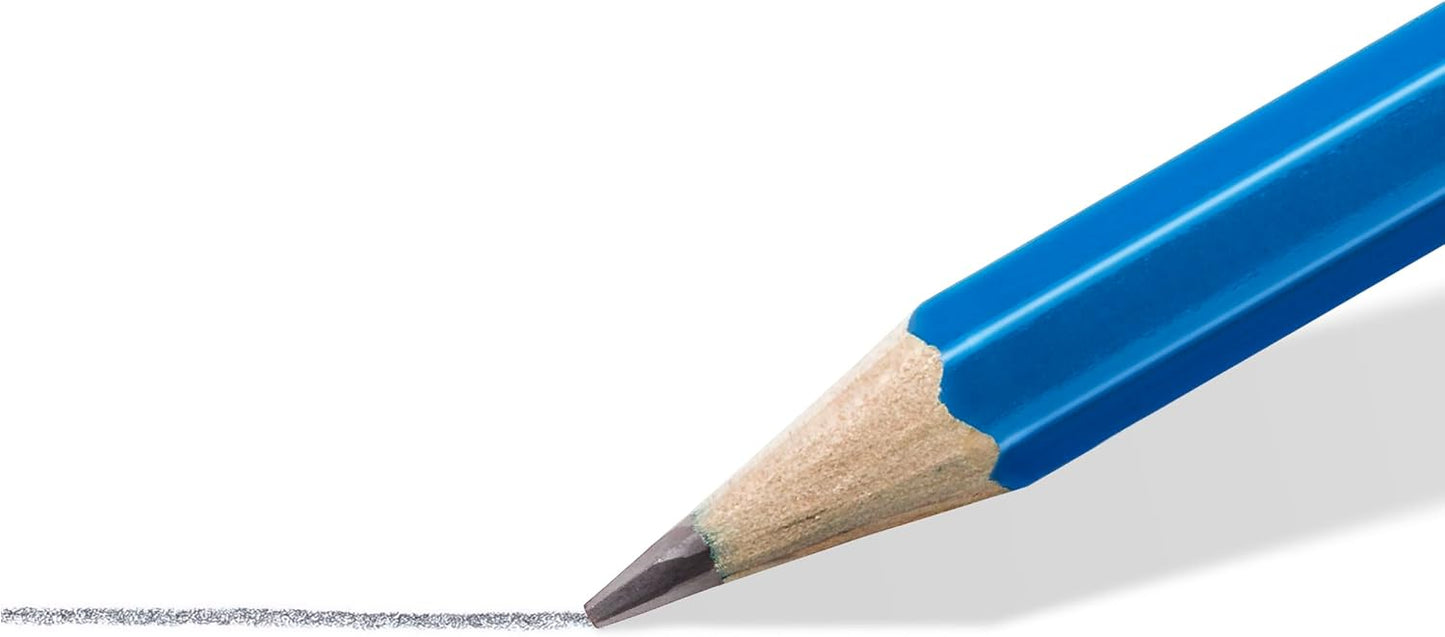 STAEDTLER Mars Lumograph 2B Graphite Art Drawing Pencil, 6 Pencils