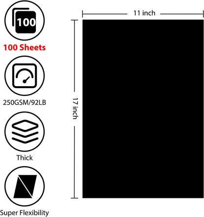 OcePor 100 Sheets White Cardstock 8.5” x 11”, 92lb/250gsm Card Stock, Thick Card Stock Paper, Heavy Cardstock Paper for Printer, Resume, Scrapbooks, Art, Crafts, Business Cards
