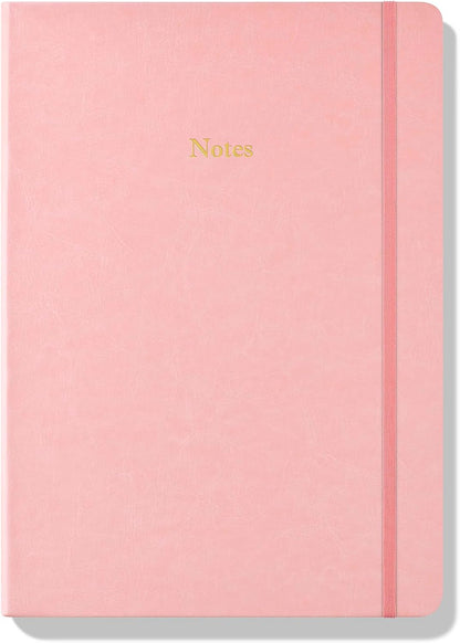 Wykeham's Executive Notebook – 8.5" x 12" – Customization Available (Personalized Black – Lined)