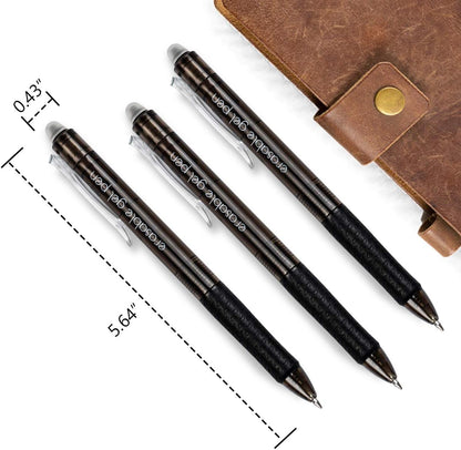 Vanstek 15 Colors Retractable Erasable Gel Pens Clicker, Fine Point(0.7), Make Mistakes Disappear, Premium Comfort Grip for Drawing Writing Planner and School Supplies