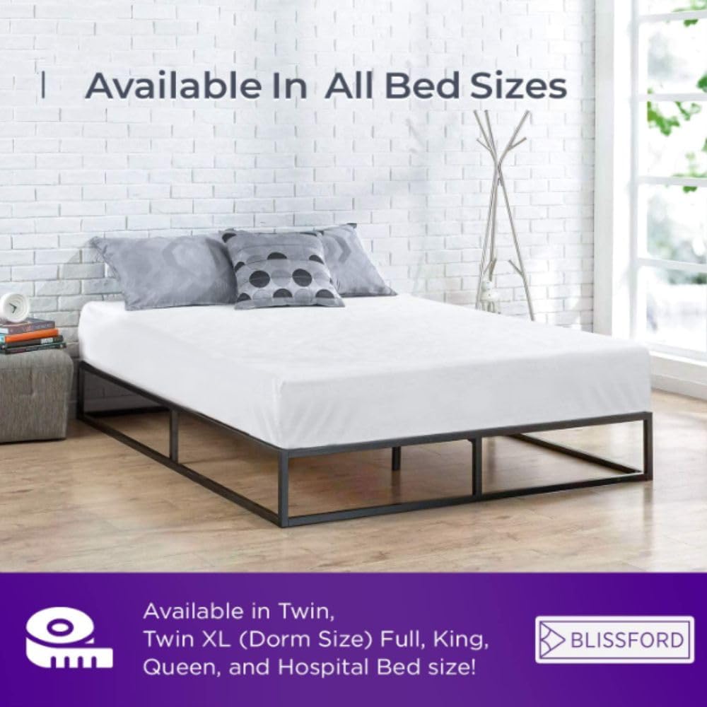 BLISSFORD Queen Plastic Mattress Protector - Heavy Duty, Fitted Vinyl - Plastic Mattress Cover, Rubber Sheets for Bedwetting Adult or Child, 100% Waterproof Fitted Sheet Queen