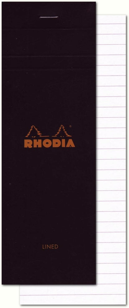 Rhodia Notepad, No18 A4, Lined - White, 8 1/4"" x 11 3/4""" (18601C)