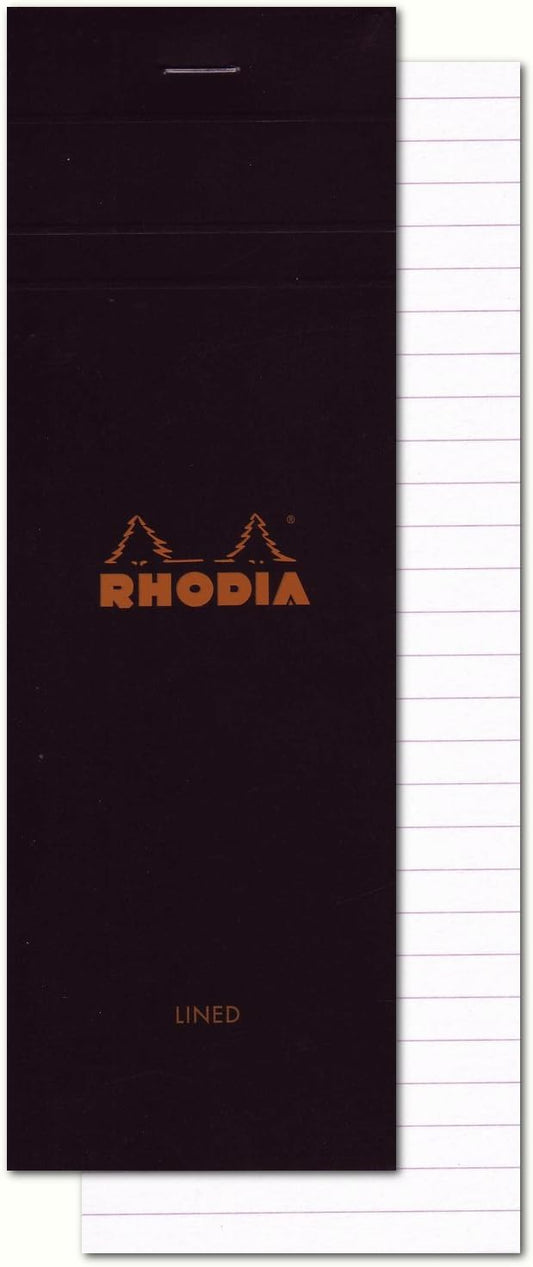 Rhodia Notepad, No18 A4, Lined - White, 8 1/4"" x 11 3/4""" (18601C)