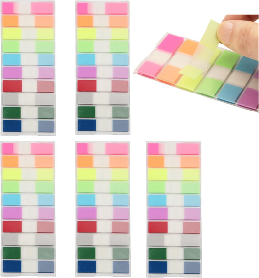 1000 Pcs Transparent Sticky Notes, Page Markers, Book Tabs, Label Stickers, Pop Up Index Flags