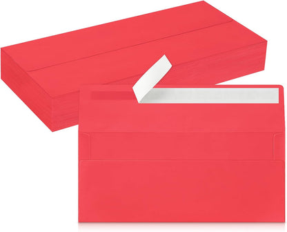 50 Pack #10 Business Envelopes, Sage Green Standard Envelopes Self Seal, Letter Size Mailing Envelopes for Checks Letters Invoices Statements Birthday Graduation Wedding, 4 1/8 x 9 1/2 Inch