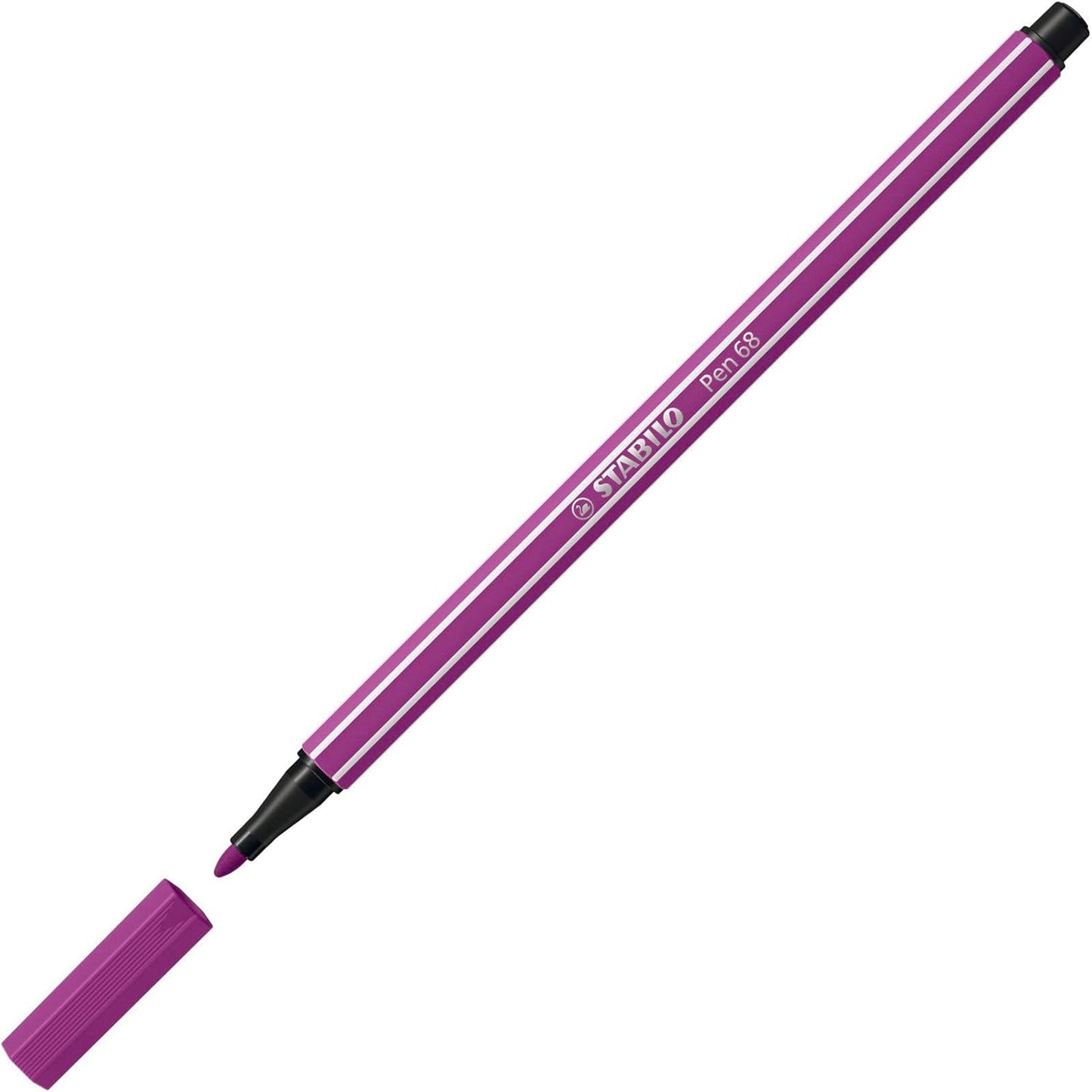 STABILO - Pen 68 - Premium Fibre-Tip Pen - Pack of 18 - Soft colors