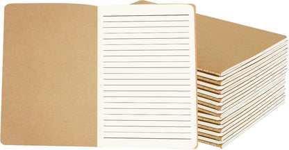 zmybcpack 12 Pack 8.5x11 inch Large Lined Notebook Journals Bulk, 32 sheets / 64 Pages, Sketchbook Composition Notebook Journals Subject Notebooks Planner for College Students Office