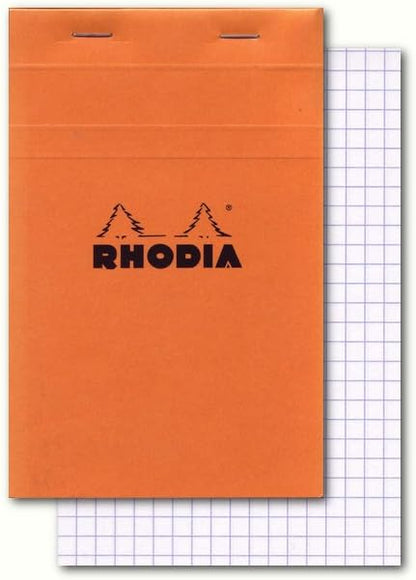 Rhodia Notepad, No18 A4, Lined - White, 8 1/4"" x 11 3/4""" (18601C)