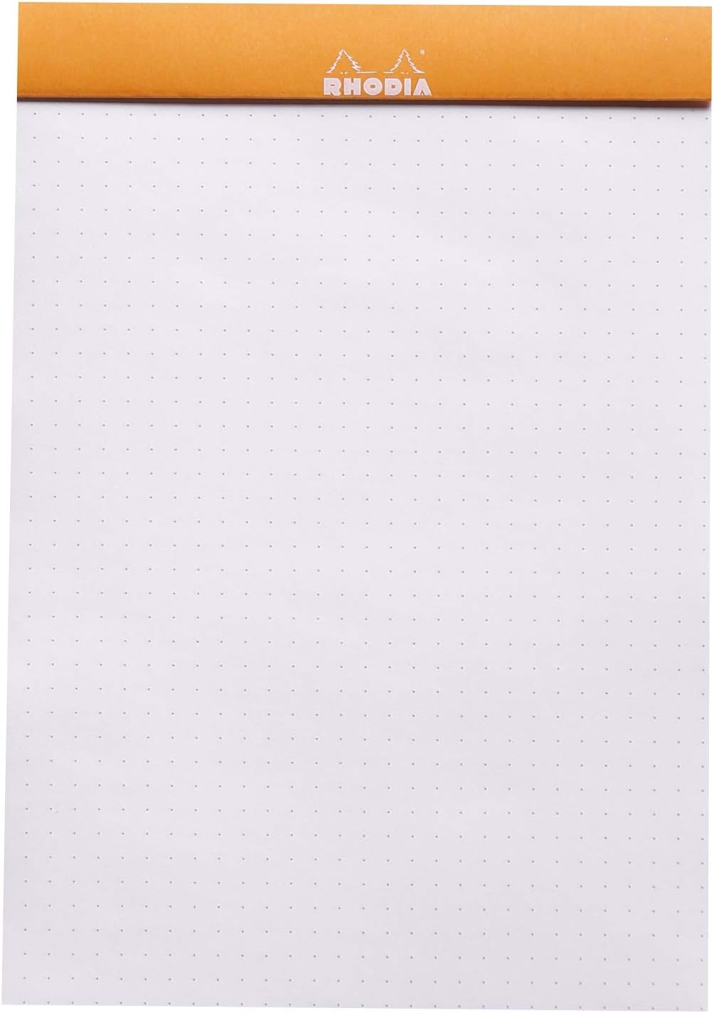 Rhodia Head Stapled Pad, No16 A5, Dot - Black