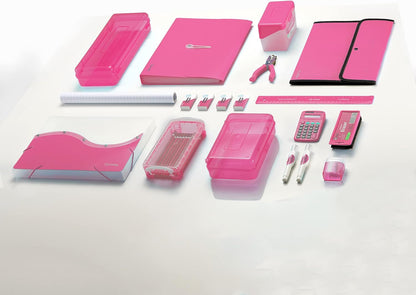 Square Flap Document Holder Blue, Expanding File Folder, A4 Letter Size Reusable Filling Envelopes, Snap Closure Wallet File Pouch Also Available in Pink, Purple, Green, Red, Grey, 1 Pc– By Enday