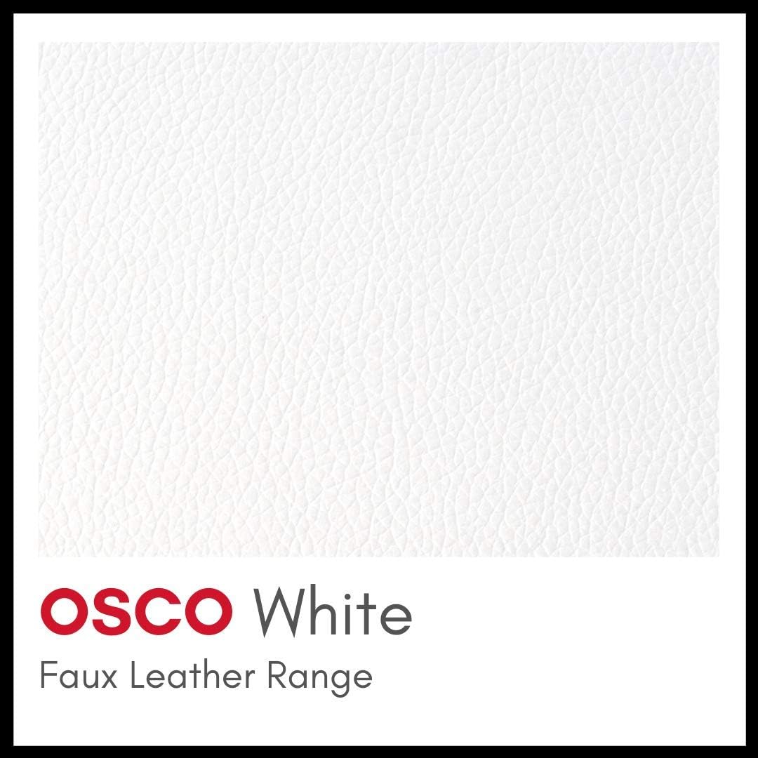 OSCO Black Faux Leather Letter Holder | Mail Sorter | Post Rack | Envelope Organiser | Document Stand | Desk File Storage | Display Slots | H14 x W17.5 D10 cm |