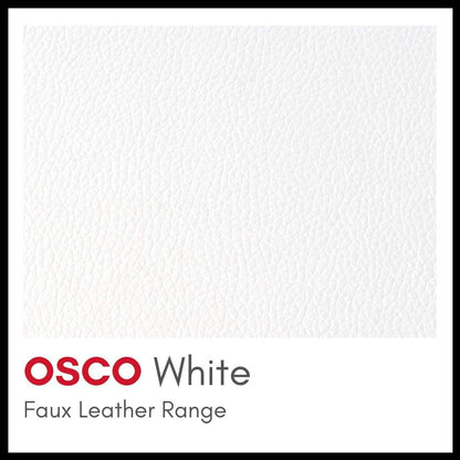 OSCO Black Faux Leather Letter Holder | Mail Sorter | Post Rack | Envelope Organiser | Document Stand | Desk File Storage | Display Slots | H14 x W17.5 D10 cm |