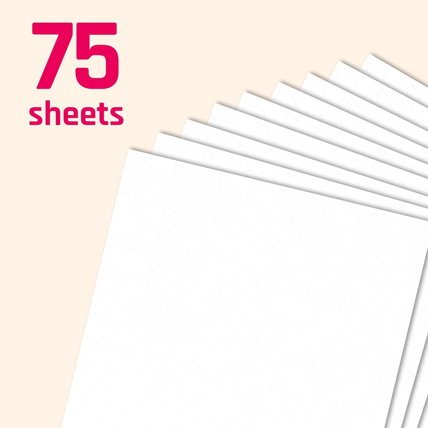 25 Pieces, (110 lb/300 gsm) - White Cardstock 12 x 12, Large Heavy Thick Card Stock Paper, Heavyweight 12x12