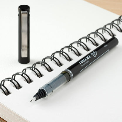 PILOT Precise V7 Stick Liquid Ink Rolling Ball Stick Pens, Fine Point (0.7mm) Black Ink, 12-Pack (35346)