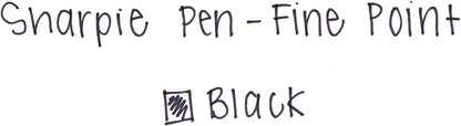 Sharpie Stainless Steel Grip Pen, Fine Point (0.8mm), Black, 1 Count