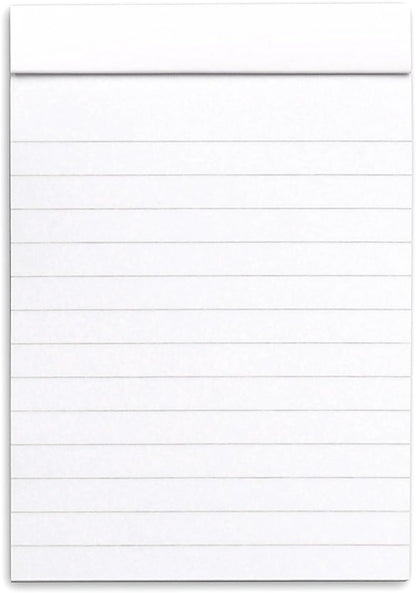 Rhodia Head Stapled Pad No16 A5, Ruled + Margin, 148x210mm-Black