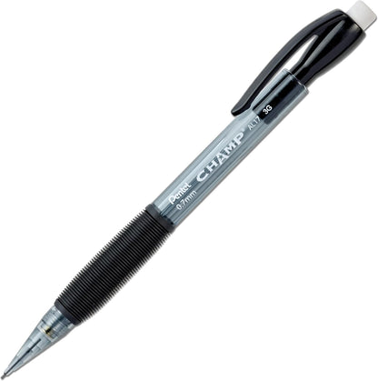 Champ Pentel Mechanical Pencil, 0.7 mm, Blue Barrel, Box of 12 (AL17C)