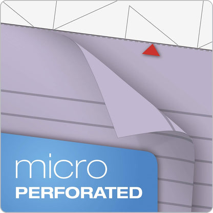 Tops Prism Writing Pads, 8-1/2" x 11-3/4", Legal Rule, Gray, Perforated, 50 Sheets, 12 Pack (63160)