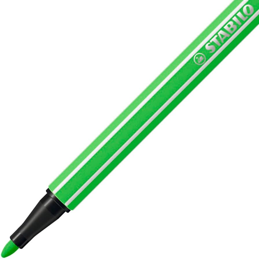 STABILO - Pen 68 - Premium Fibre-Tip Pen - Pack of 18 - Soft colors
