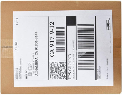 MFLABEL Half Sheet Shipping Labels - 200 Self Adhesive Sticker Sheets for Laser & Inkjet Printers, Waterproof & Smudge-Free, with 12 Free Fragile Labels for Packaging, Shipping and Crafting - Colors A