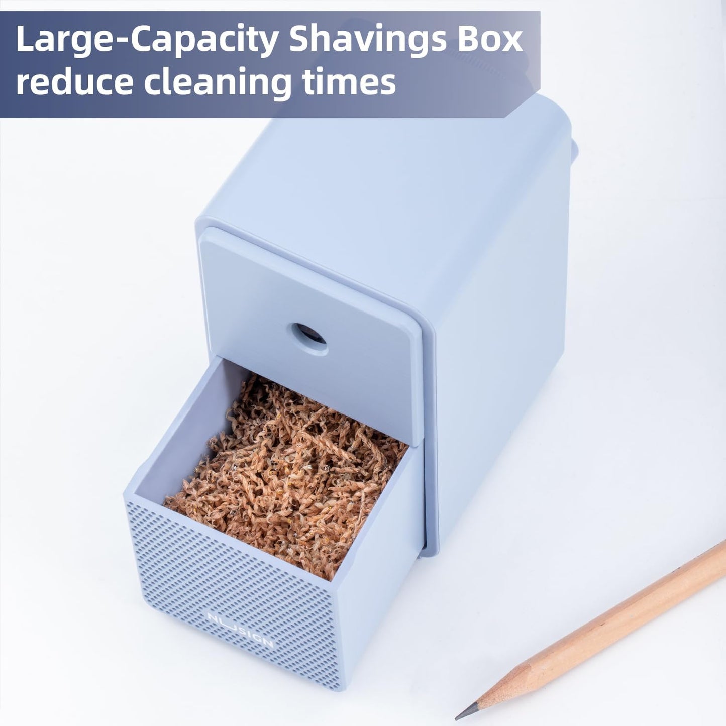 Deli Manual Pencil Sharpener - Auto-in Hand Crank with Adjustable Point for Colored Pencils, Kids, Students, Classroom, Home and Office, Brown