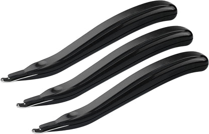 ZZTX 3 PCS Professional Magnetic Staple Remover Puller Staples Remover Staple Removal Tool for School Office Home Black