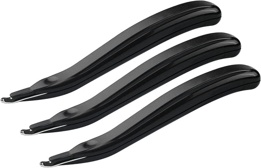 ZZTX 3 PCS Professional Magnetic Staple Remover Puller Staples Remover Staple Removal Tool for School Office Home Black