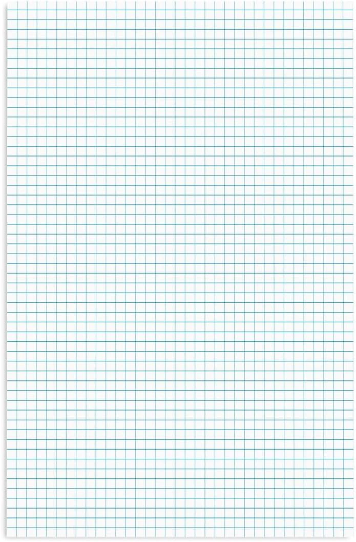 STAPLES Graph Pad, 11” x 17”, Graph Ruled, White, 50 Sheets/Pad