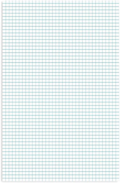 STAPLES Graph Pad, 11” x 17”, Graph Ruled, White, 50 Sheets/Pad