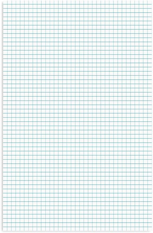 STAPLES Graph Pad, 11” x 17”, Graph Ruled, White, 50 Sheets/Pad