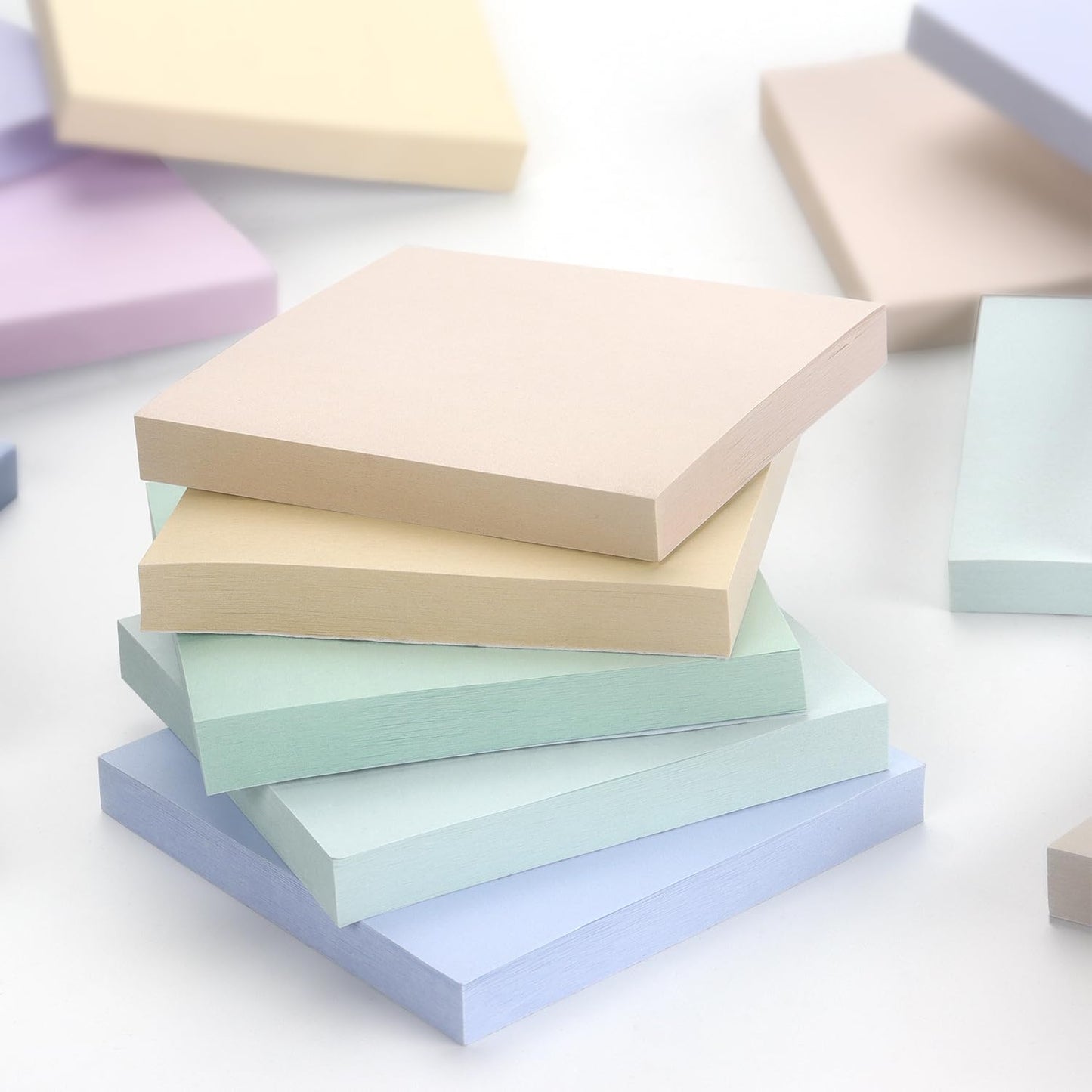 Sticky Notes 3x3 inch Bright Colors Self-Stick Pads 8 Pads/Pack 85 Sheets/Pad Total 680 Sheets
