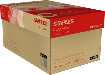 TRU RED 8.5x11 Copy Paper 20 lb. 92-Bright 5000 Sheets/Carton, For Office, School & Home