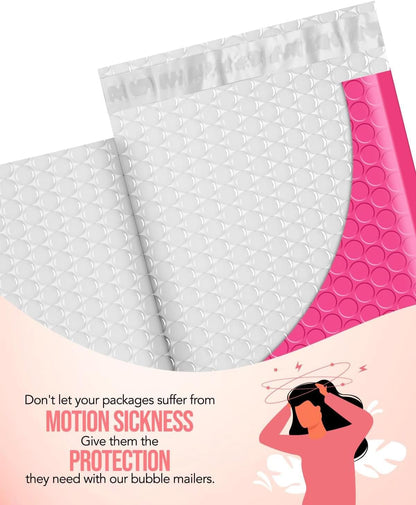 GSSUSA Black Bubble Mailers 4x8 Inches 50 Pack, Usable Size 4X7" Bubble Envelopes for Small Business, Padded Envelope, Shipping Mailers, Packaging Bags, Mailing Envelopes, Shipping Supplies