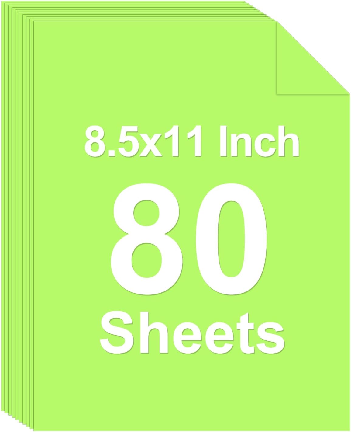 40 Sheets Colored Cardstock, 8.5 x 11 Construction Paper, Black Card Stock Paper, Cardstock Printer Paper for Halloween,Mothers Day, Christmas, Wedding Invitations, DIY Cards, Photo, Art and Crafts