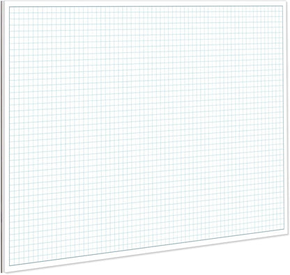 Engineering Graph Paper Pads, 11x17 Quadrille 25 Sheets/50 Pages Grid Paper for Drafting, Engineering, Blueprint Drawing, 4x4 Blue Quad Rule, 100gsm White Paper