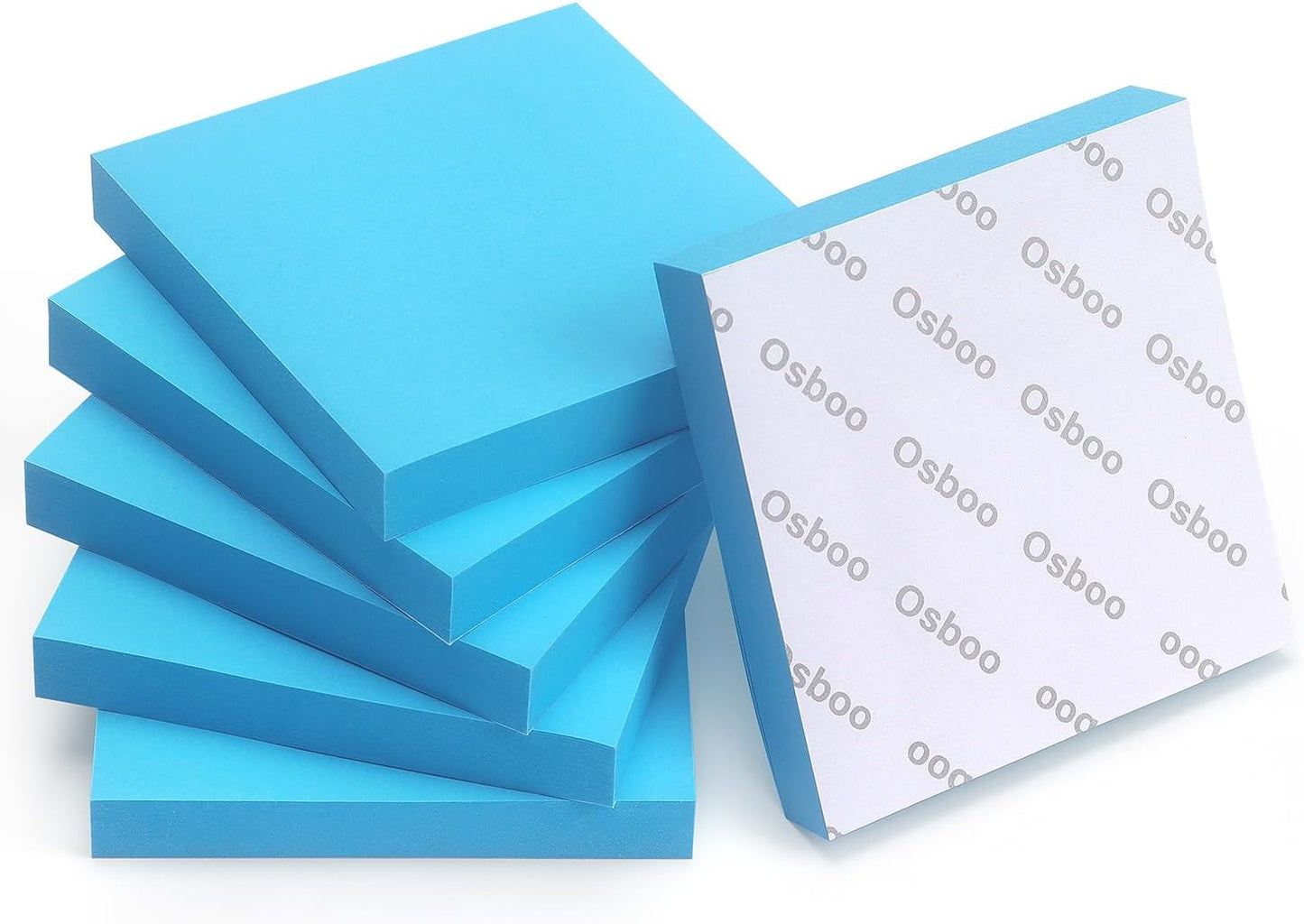 Sticky Notes 3x3 Self-Stick Notes Pads with 6 Bright Colors, Easy to Post for Office, Shool, Home, 6 Pads/Pack, 100 Sheets/Pad (Purple)
