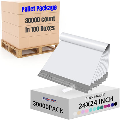 Fuxury Poly Mailers 10x13 Inch 50 Pcs, Waterproof Shipping Bags for Clothing, Strong Adhesive Shipping Envelopes for Small Business Suppliers, Self Seal Mailers Poly Bags Mailing Envelopes Purple