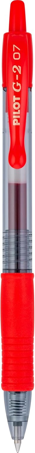PILOT G2 Premium Refillable & Retractable Rolling Ball Gel Pens, Fine Point, Blue Ink, 12-Pack (31021)