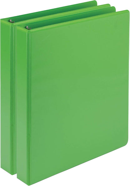 Samsill Plant-Based 2 Inch Durable Round Ring, View Binder, Eco-Friendly, USDA Certified Biobased, Single, Turquoise
