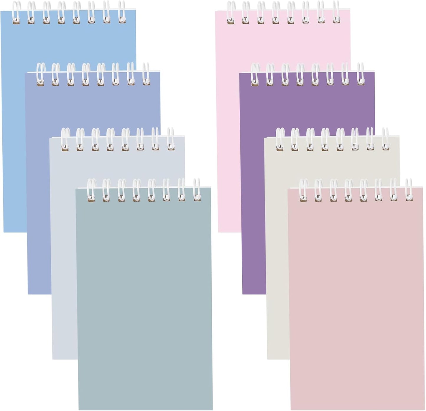 Ddaowanx Small Notebooks,3x5 Pocket Spiral Notepads With Lined Pages - The Perfect Little Mini Notebook to Stay Organized and Boost Productivity at Work or School (8, Cute Colors)