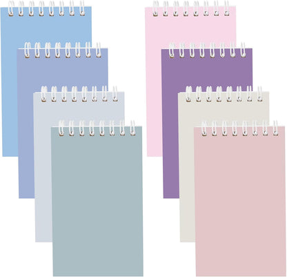 Ddaowanx Small Notebooks,3x5 Pocket Spiral Notepads With Lined Pages - The Perfect Little Mini Notebook to Stay Organized and Boost Productivity at Work or School (8, Cute Colors)