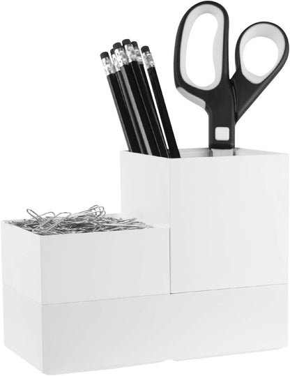 Bostitch Office Konnect Desk Organizer Accessory Tray, Stacks for Desktop Storage, Black