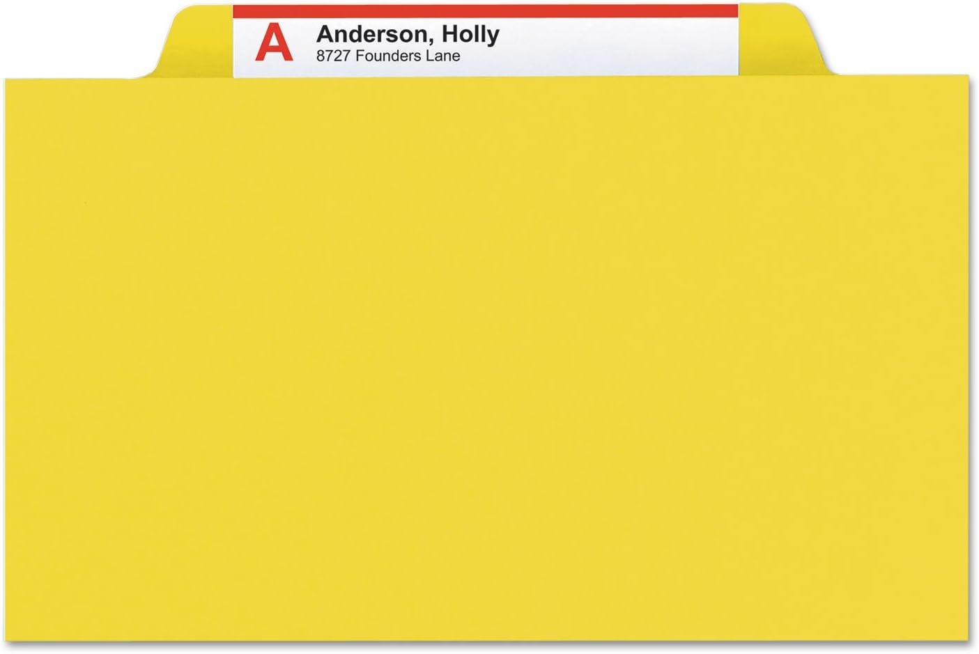 Smead Pressboard Classification File Folder with SafeSHIELD Fasteners, 2 Pocket Dividers, 2" Expansion, Legal Size, Yellow, 10 per Box (19084)