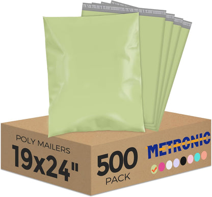 Metronic Poly Mailers 10x13 100 Pcs | Small Shipping Bags for Clothing | Mailing Bags for Small Business, Shipping Envelopes,Packing Bags in Black