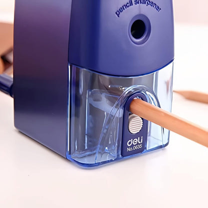 Desk Pencil Sharpener Manual Cute Rabbit Fast Sharpen Heavy Duty for Colored Pencils School Office Classroom Artists