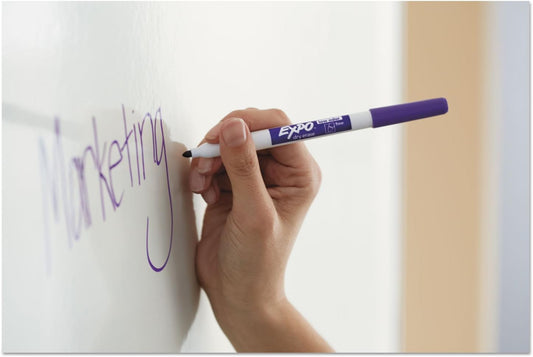EXPO Low Odor Dry Erase Markers Fine Tip Assorted Colors 36 Count
