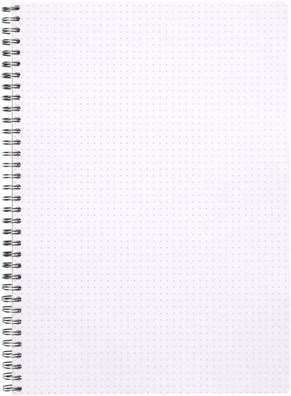 Rhodia 193101C - Spiral Notebook (Full Bound) White Notebook - A4+ - Ruled - 160 Detachable Pages - Clairefontaine Paper 80 g/m - Soft and Resistant Coated Card Cover - Classic