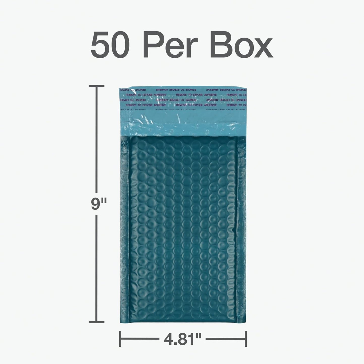 Quality Park Bubble Mailers, 6 x 9 Inch, White Poly Mailers, Padded Envelopes, Shipping Envelopes, Water Resistant, Self Seal, 50 Per Box (QUA85856), Plastic